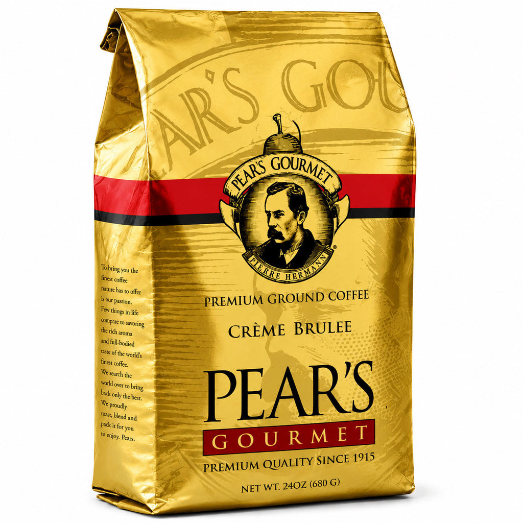 Pear's Creme Brulee Ground Coffee | Pack of 2 | 24 oz | Brenmar