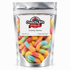 Crunchy Worms Freeze-Dried Candy | 1 oz | Crunchy Bits Candy