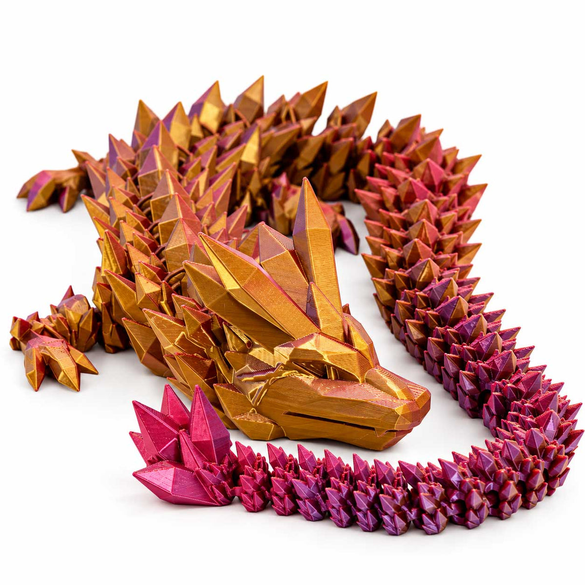 3D Printed Crystal Dragon | Multiple Colors | Black Sheep Products LLC