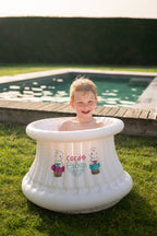 Cupcake Babies Big Bath White & inflator (suitable from 1 year up to 8 years)