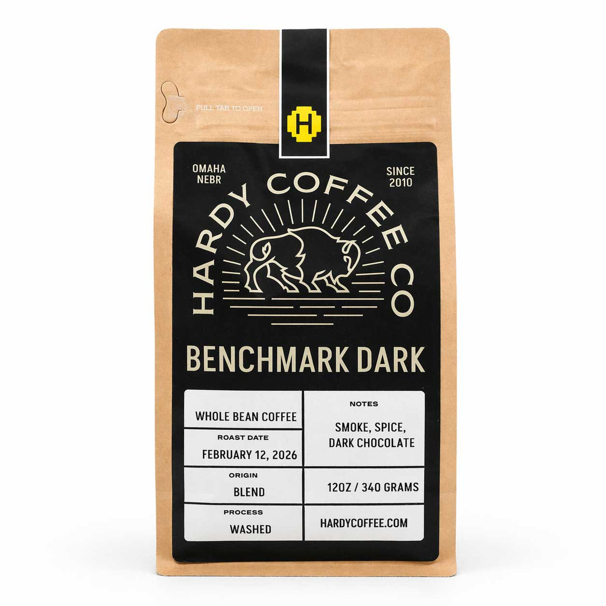 Benchmark Dark Blend Colombian Coffee | Multiple Grinds & Sizes | Hardy Coffee Co