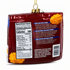 Chicken Nuggets Box Glass Christmas Ornament