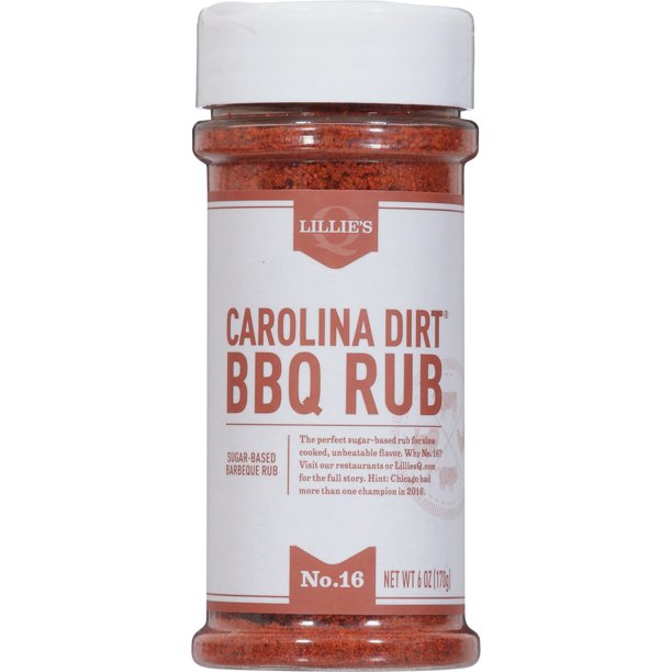 Lillie's Q Carolina Dirt Rub, 6 oz (Case of 6)