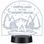 Inspirational LED Lighted Plaque | Deeply Loved Forever Missed | Glowing Creation