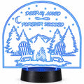 Inspirational LED Lighted Plaque | Deeply Loved Forever Missed | Glowing Creation