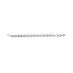 Diamond infinity and swirl link bracelet in 10k two tone gold 1/4 cttw bijoux-nyc direct