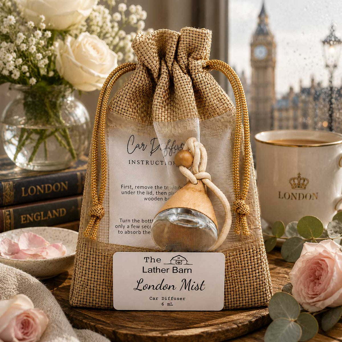 Car Diffuser | London Mist | The Lather Barn