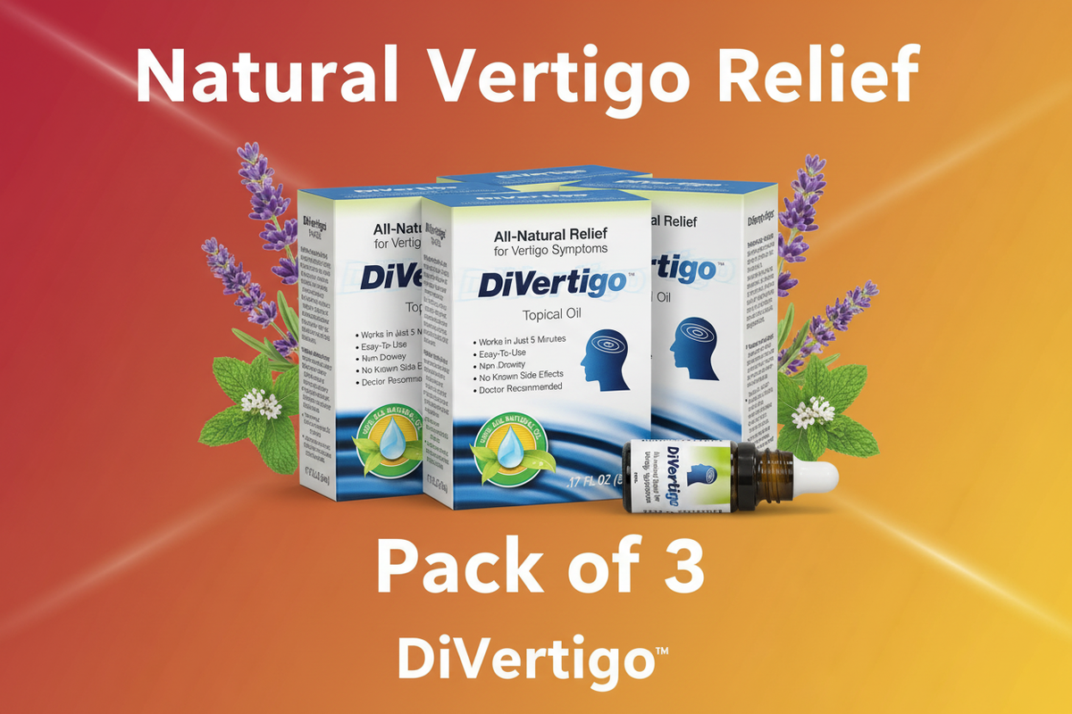 DiVertigo - Essential Topical Oil Blend for Vertigo & Dizziness Relief (0.17 fl oz)