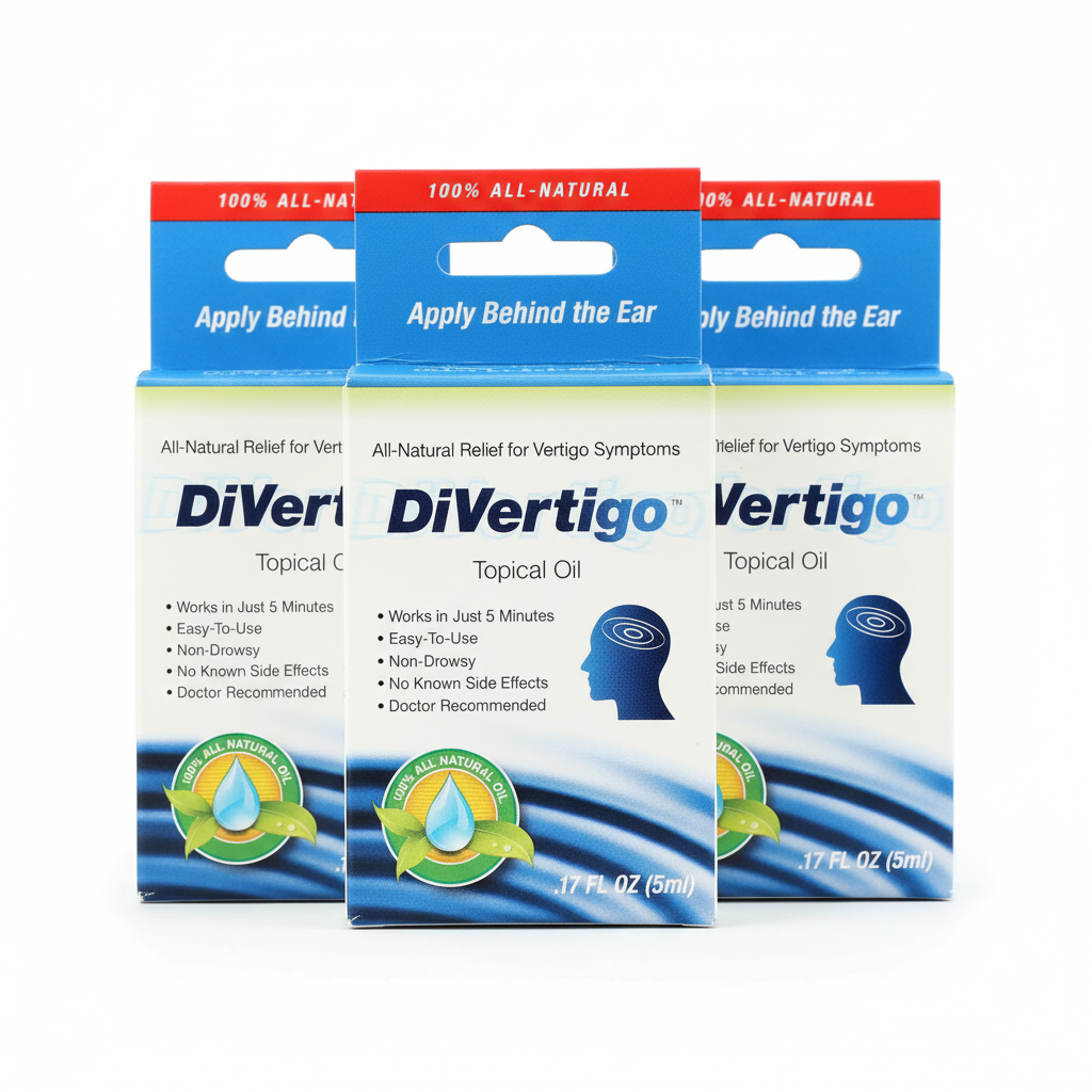 DiVertigo - Essential Topical Oil Blend for Vertigo & Dizziness Relief (0.17 fl oz)