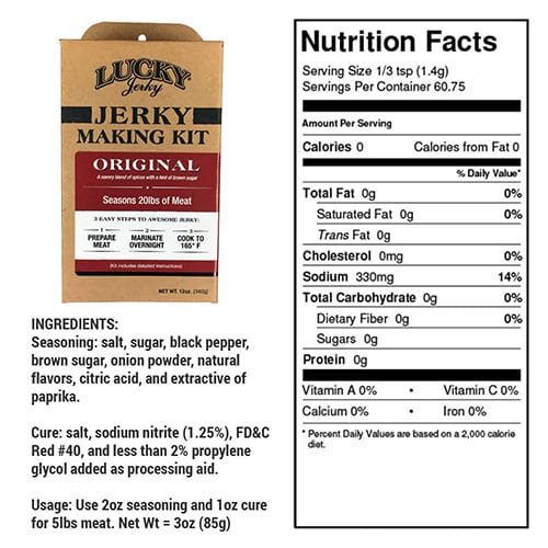 Jerky Making Kit | Pack of 6 | 12 oz | Nebraska Star Beef