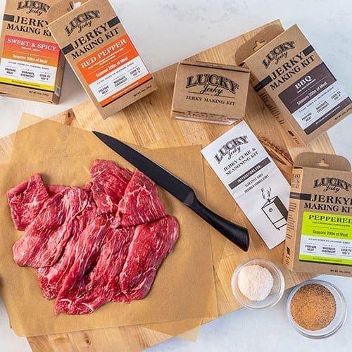 Black Pepper Jerky Making Kit | Pack of 6 | 12 oz | Nebraska Star Beef