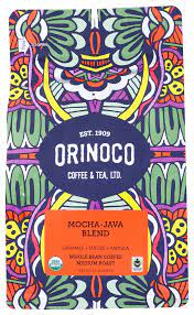 Orinoco Mocha Java Blend Whole Bean Coffee, 12 oz (Case of 6)