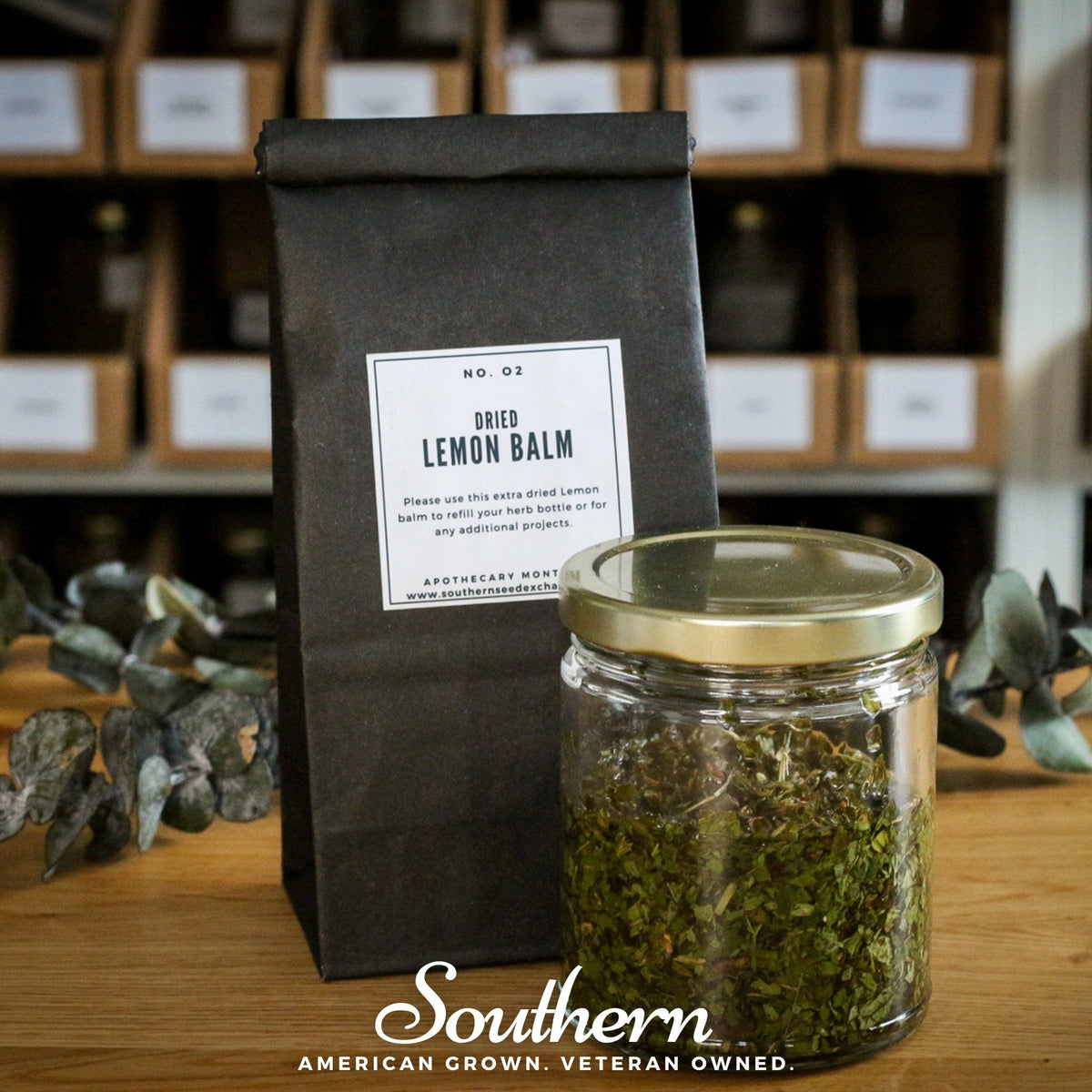 Dried Lemon Balm – 2 Cups