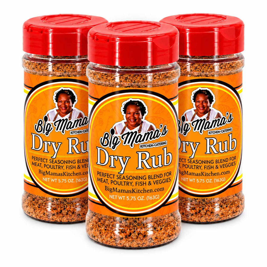 Big Mama's Dry Rub | Pack of 3 | 5.75 oz | Big Mama's Kitchen & Catering
