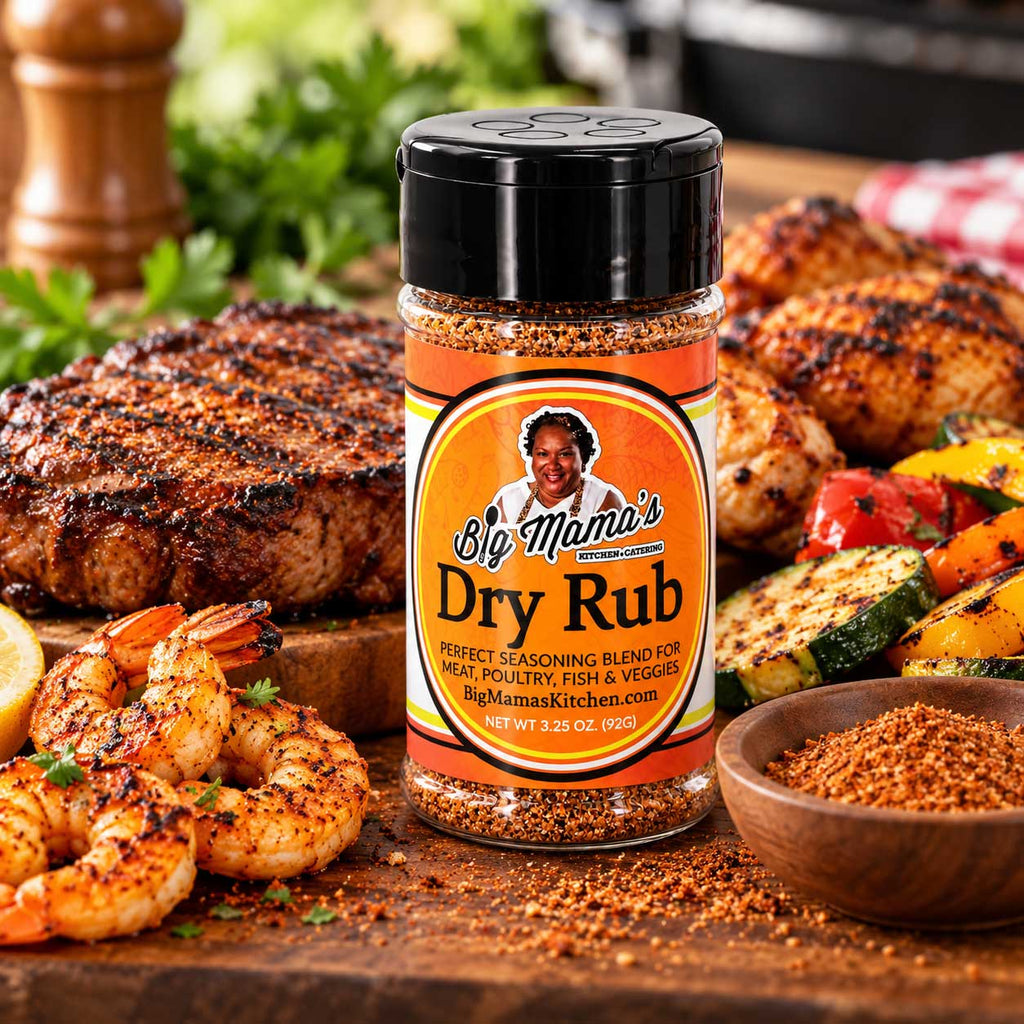 Big Mama's Dry Rub | 3.25 oz | Big Mama's Kitchen & Catering