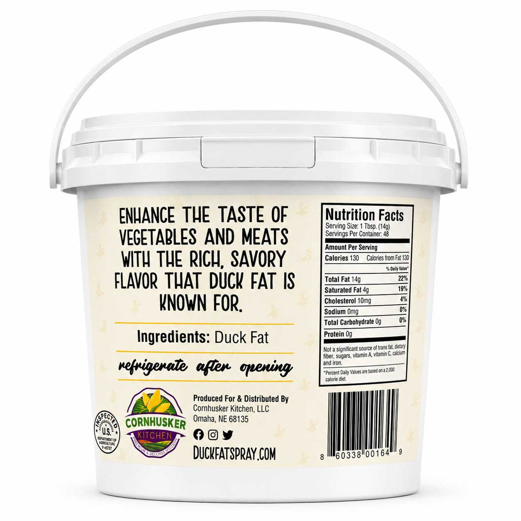 Duck Fat Bundle | Duck Fat Tub & Duck Fat Spray | Cornhusker Kitchen