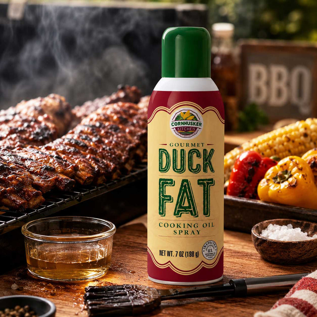 Duck Fat Spray | Pack of 2 | 7 oz | Gluten Free | Cornhusker Kitchen
