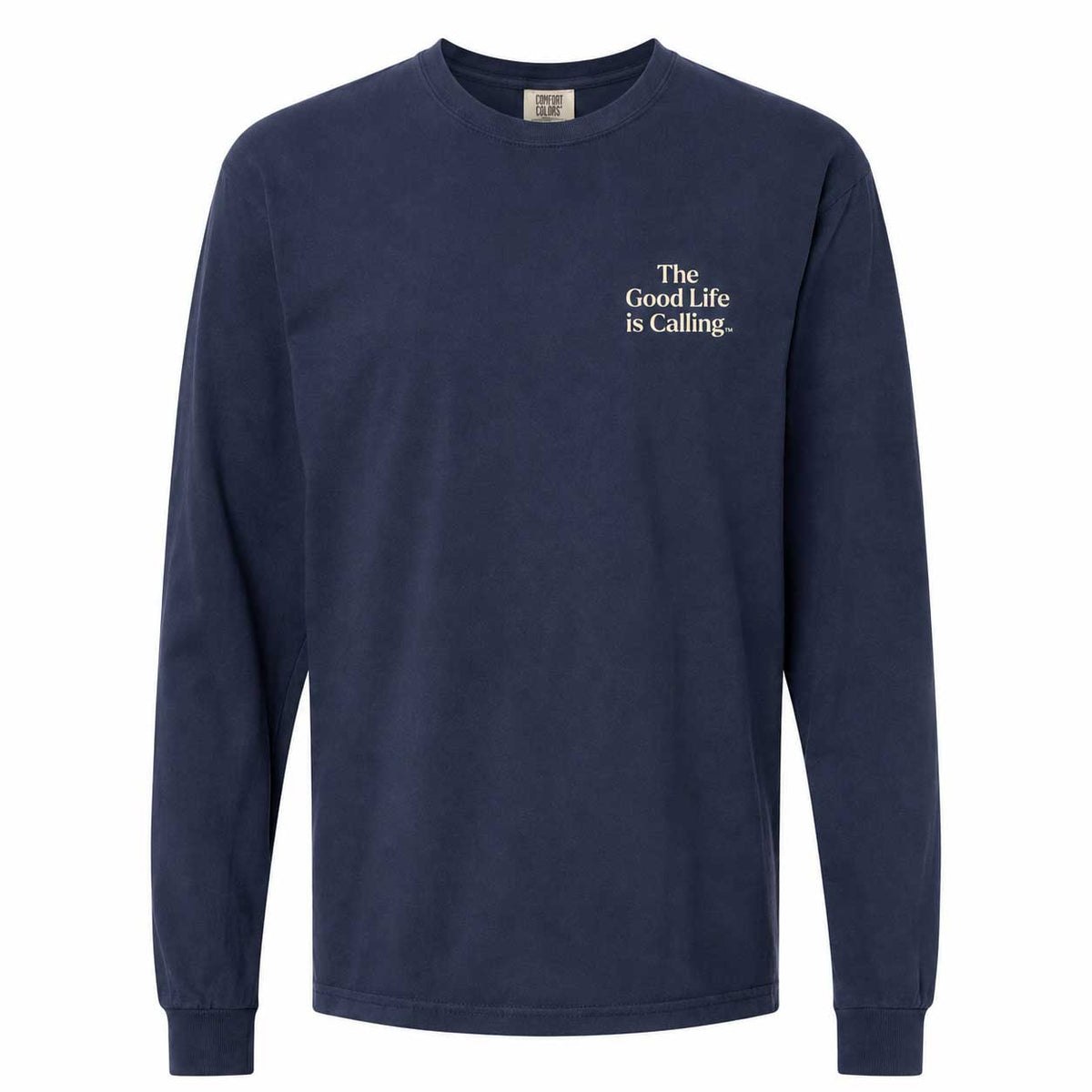 Long Sleeve Nebraska Shirt | Navy/Ivory | Multiple Sizes | Nebraska Department of Economic Development