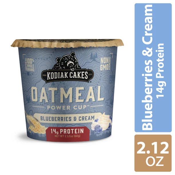 Kodiak Power Cakes Oatmeal, Blueberry, 2.12 oz (Case of 12)
