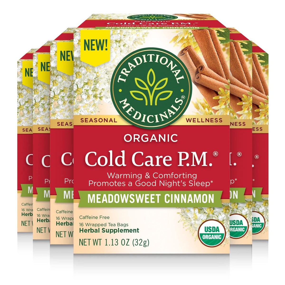 Traditional Medicinals - Tea Cold Care PM (Pack of Sixteen Bags)