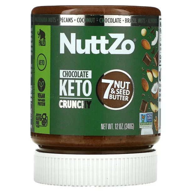 Nuttzo - Sprd Chocolat Crnchy Keto Natural (Pack of 6-12 Oz)