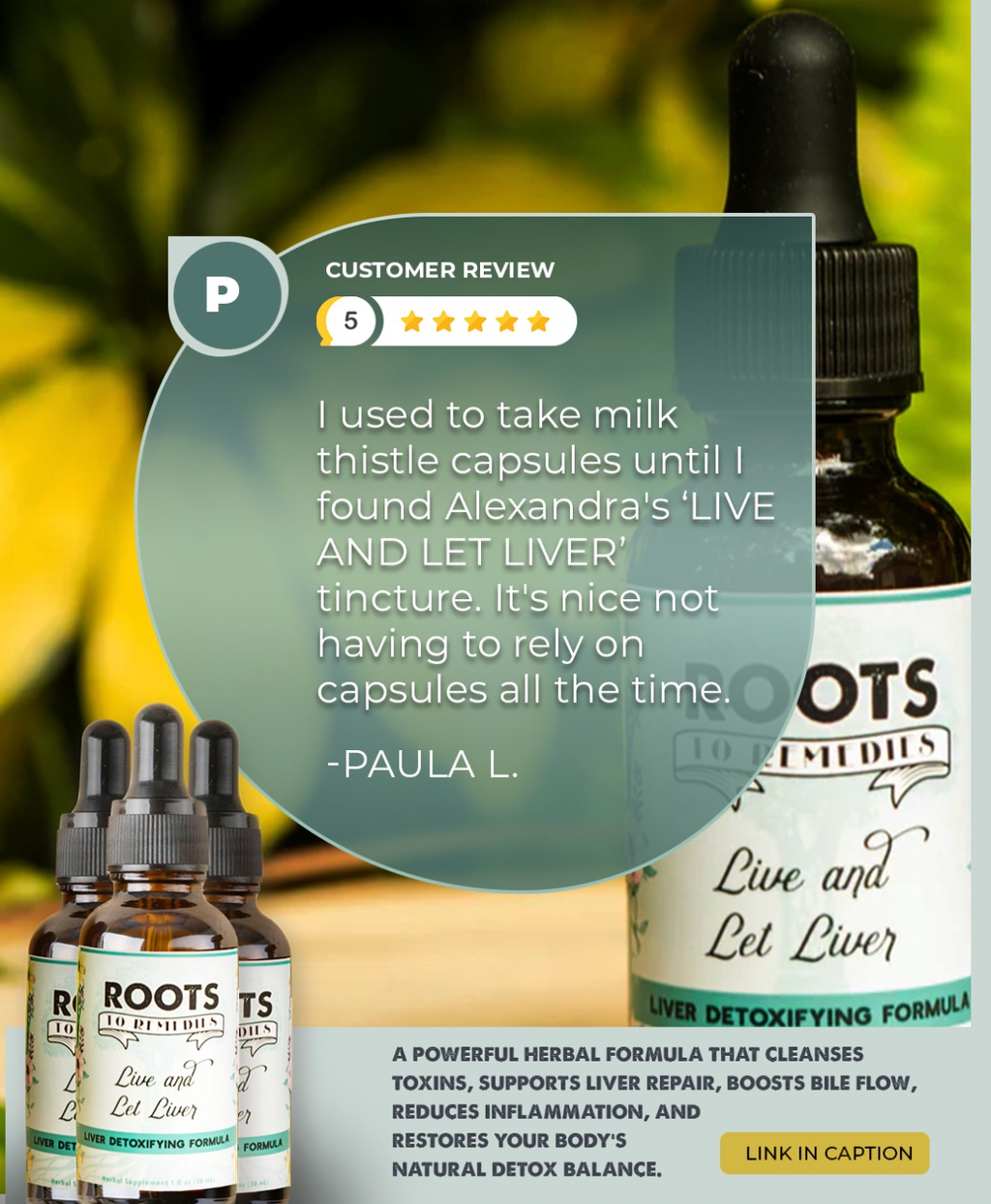 2 oz Liver Detoxifying Herbal Tincture