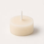 White Refill Tealight Beeswax Candles