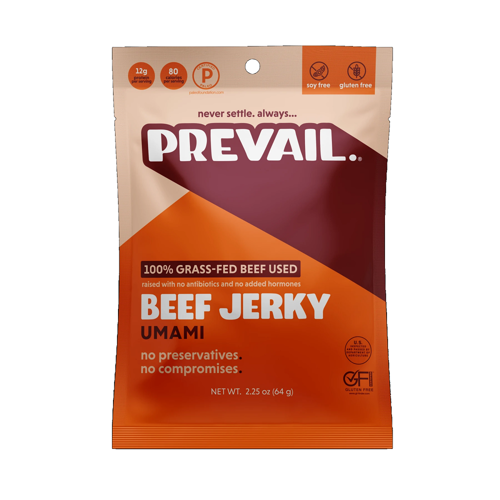 Prevail Jerky Beef Umami, 2.25 Oz (Case of 8)