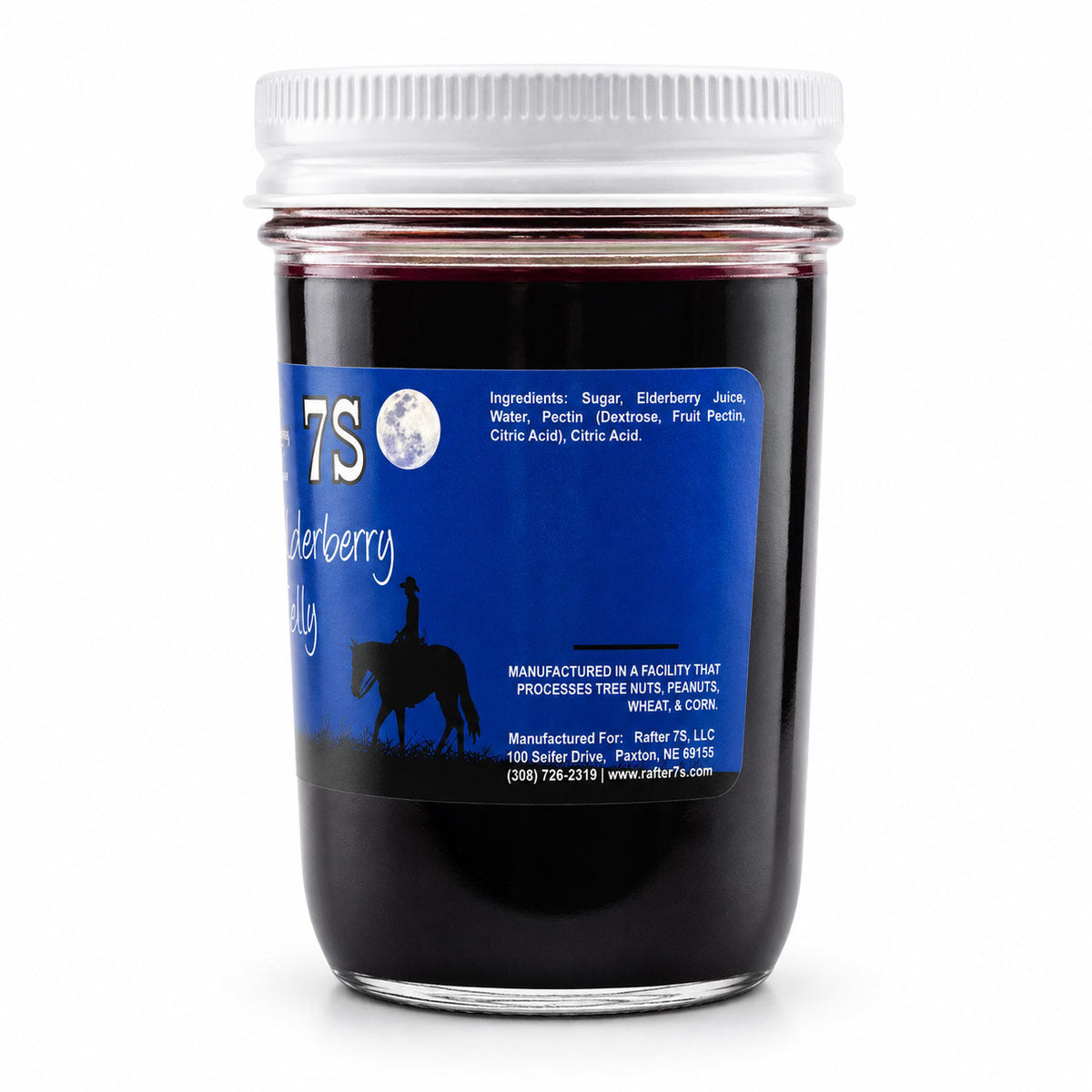 Wild Elderberry Jelly | 8 oz | Rafter 7S