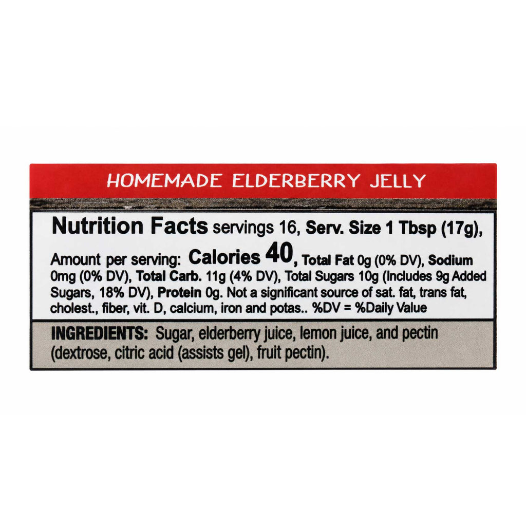 Elderberry Jelly | Pack of 2 | 9 oz | Nutt Family Jams & Jellies