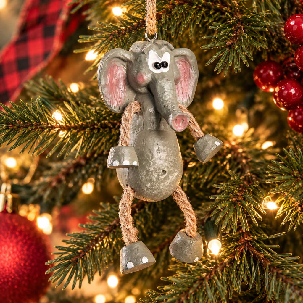 Dangly Elephant Ornament | Bert Anderson Collection