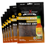 Pineapple-Mango Habanero Beef Jerky - 6 bags (1lb)