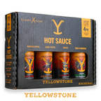 Yellowstone Hot Sauce Variety Pack 4 Bottles