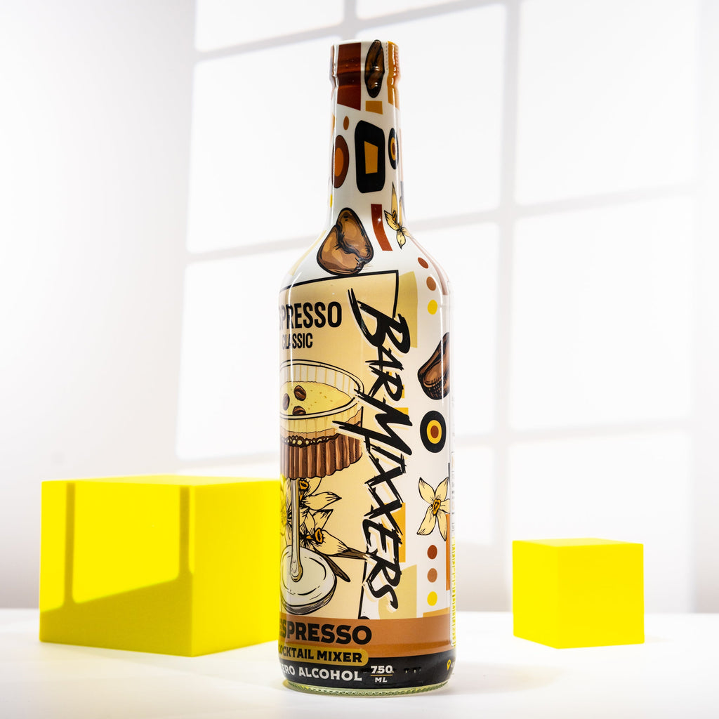 BarMixxers Premium Espresso Martini Elixir | Zero-Proof Botanical Mixer | 750ml