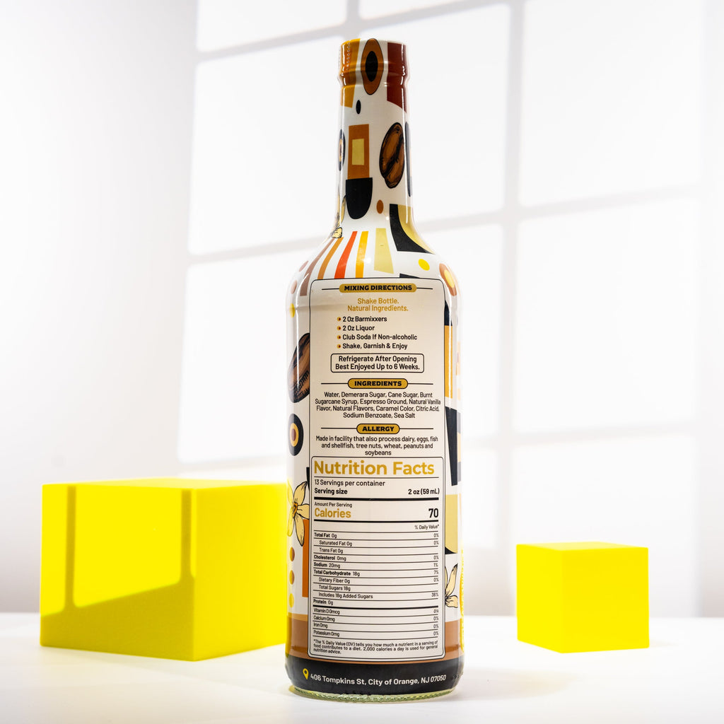BarMixxers Premium Espresso Martini Elixir | Zero-Proof Botanical Mixer | 750ml