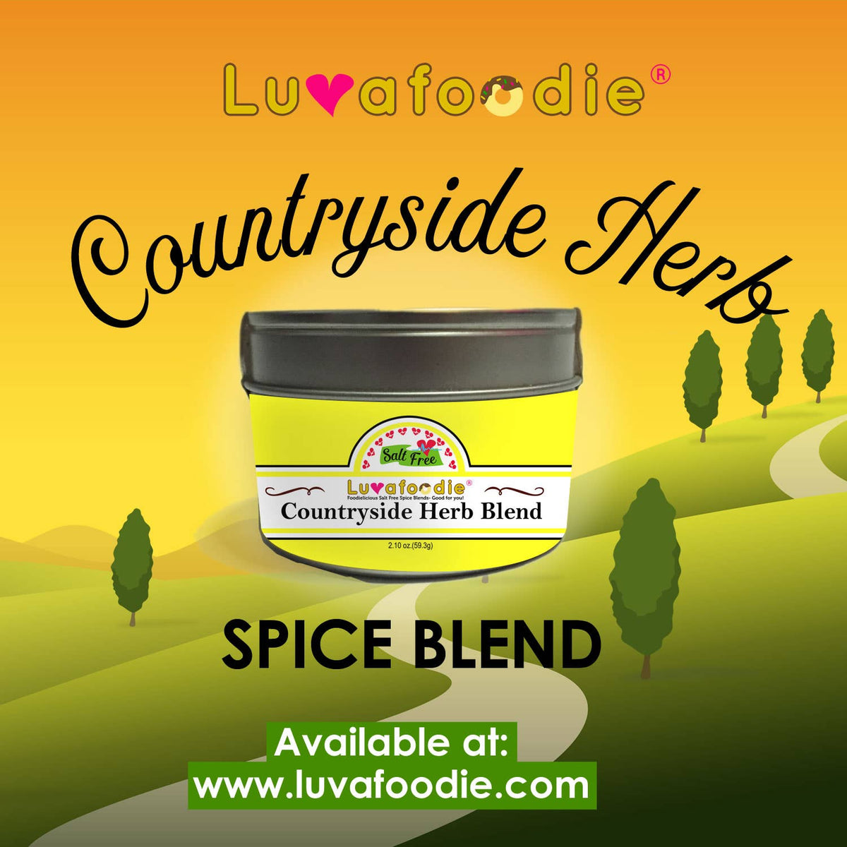 Luvafoodie Salt Free Countryside Herb Blend