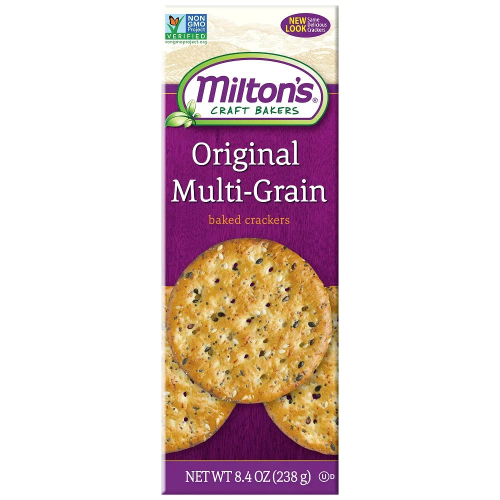 Miltons Cracker Multi-Grain Original - 8.4 Oz (Case of 8)