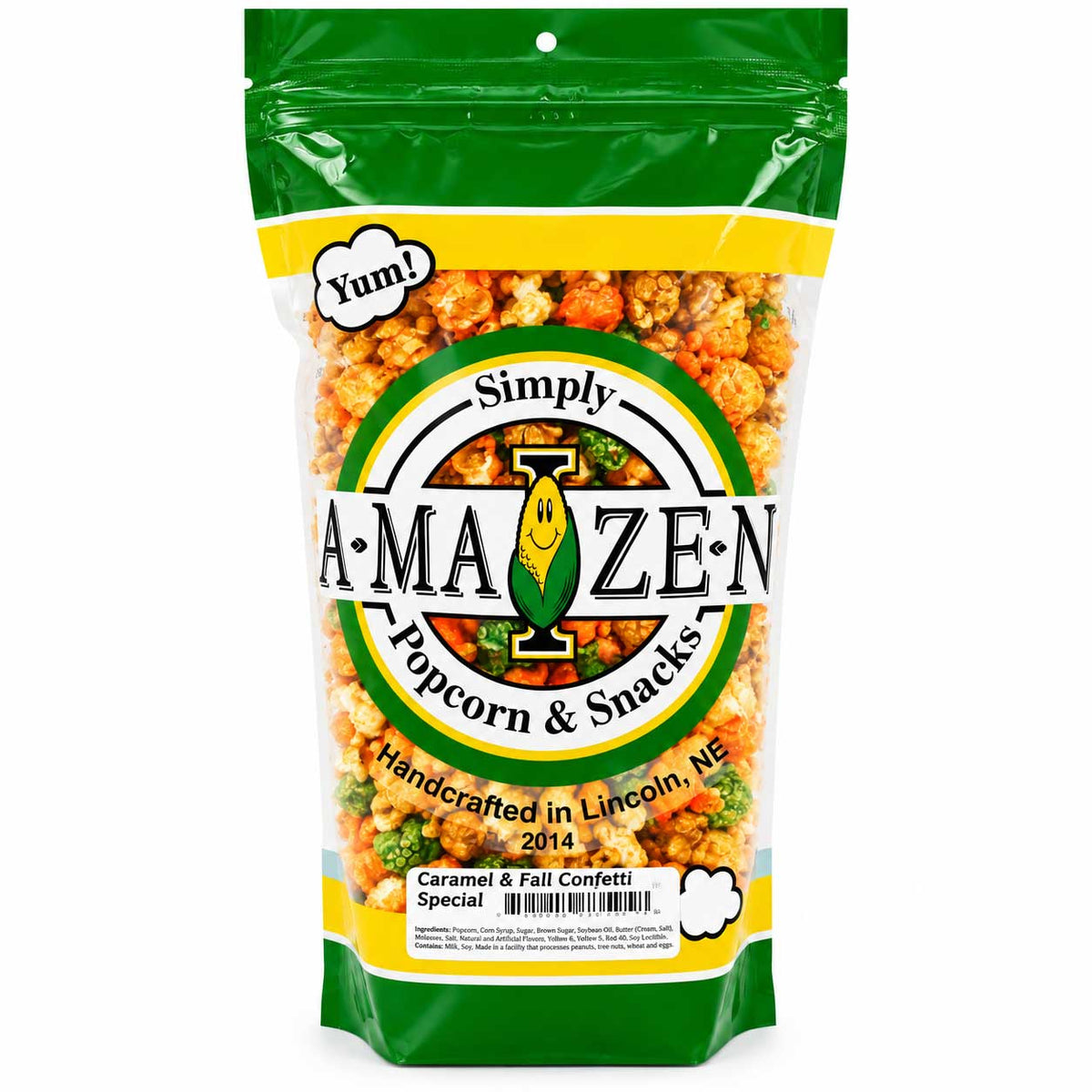 Simply A-Maize-N Caramel & Fall Confetti Popcorn | 10.5 oz | Market Reach