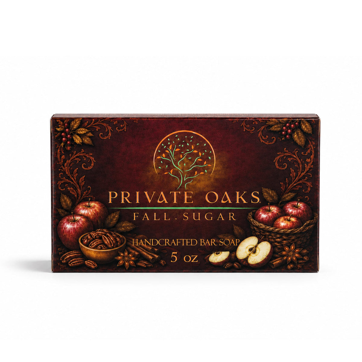 Fall Sugar Bar Soap | 5 oz | Private Oaks Soap Co.