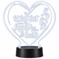 Inspirational LED Lighted Plaque | The Littlest Feet Leave the Biggest Footprints on Our Hearts | Glowing Creation
