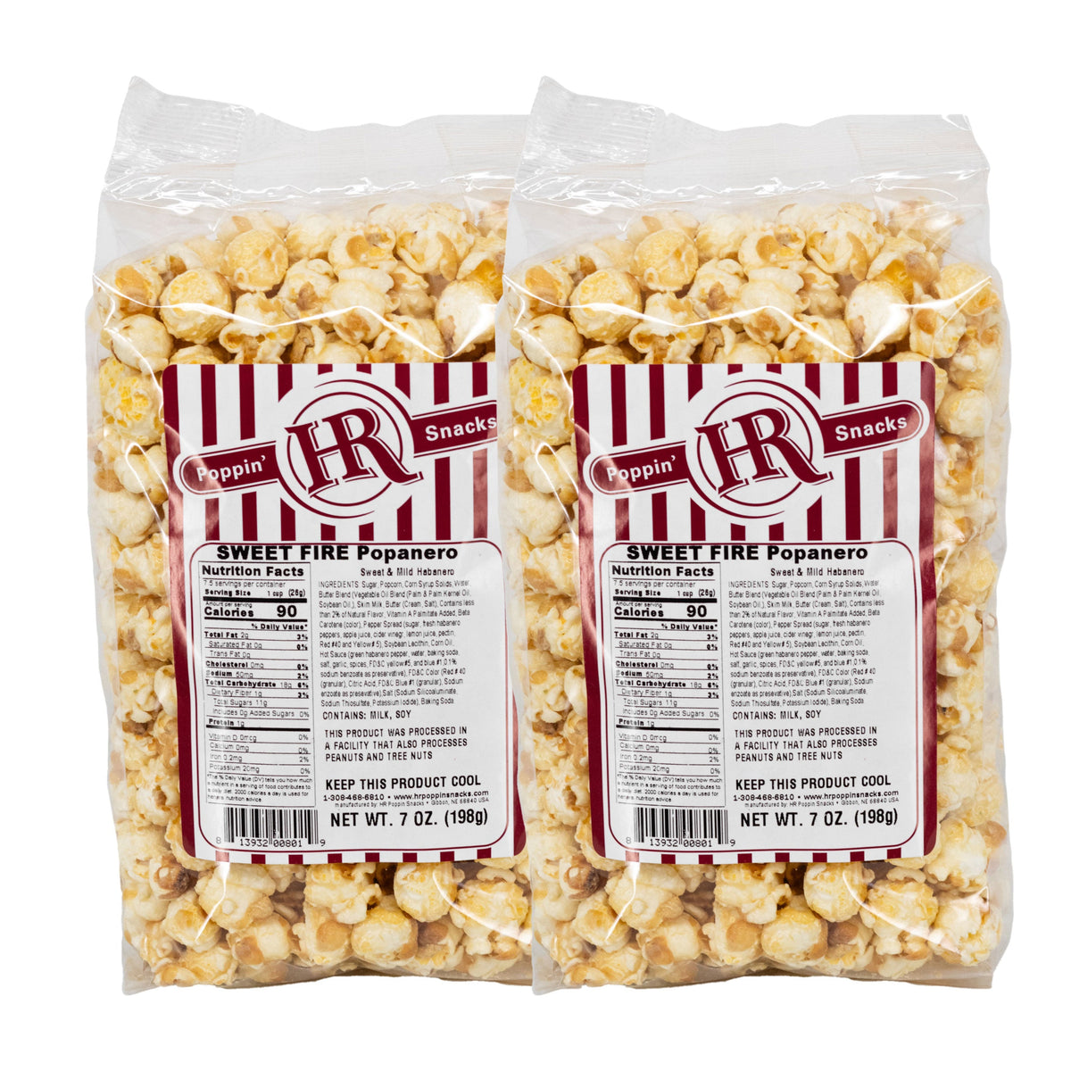 Sweet Fire Popanero | Pack of 2 | 7 oz | HR Poppin' Snacks