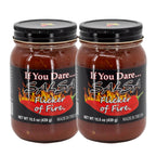 Flicker Of Fire Mild Salsa | 15.5 oz | Pack of 2 | If You Dare Foods