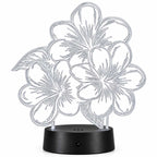 Flower LED Lighted Plaque | Glowing Creation