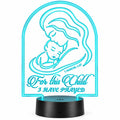 Inspirational LED Lighted Plaque | For This Child I Have Prayed | Glowing Creation