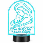 Inspirational LED Lighted Plaque | For This Child I Have Prayed | Glowing Creation