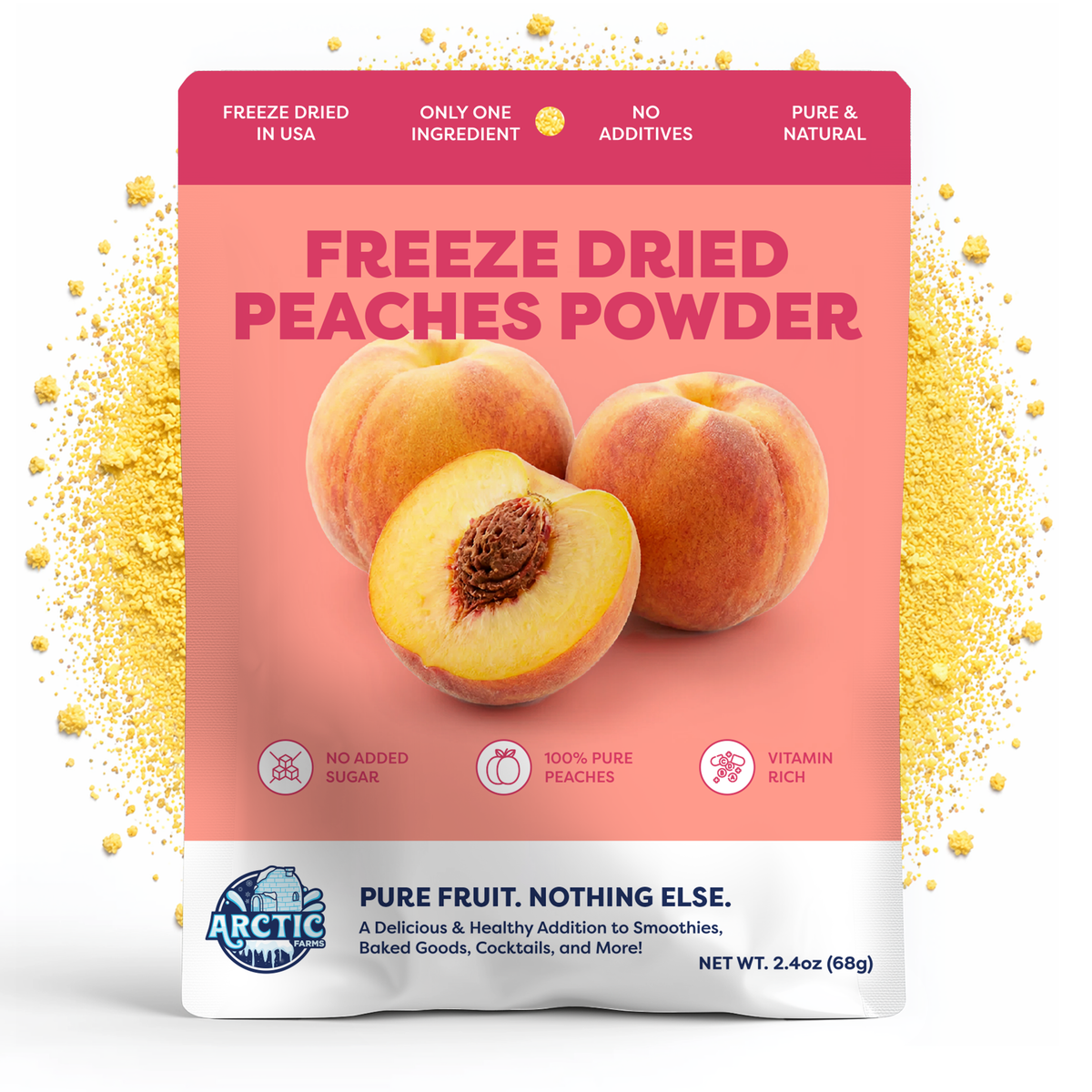 Freeze Dried Peach Powder
