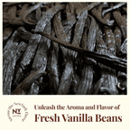Grade A Vanilla Beans – Whole Vanilla Pods for Baking & Extract