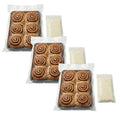 Precooked Frosted Cinnamon Rolls | Pack of 3 | 6 Rolls | Stacy Lynn's Baking Company | Shipping INcluded