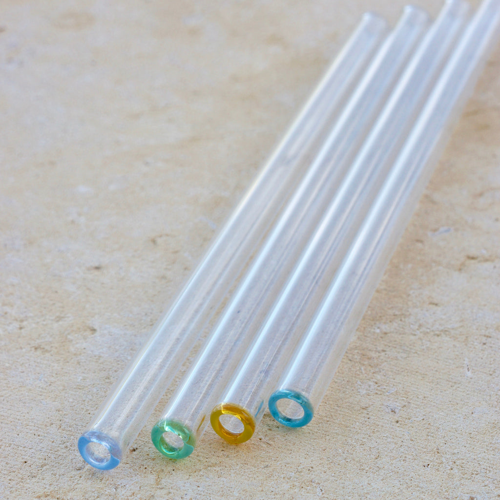 Juice and Smoothie Glass Straw Set