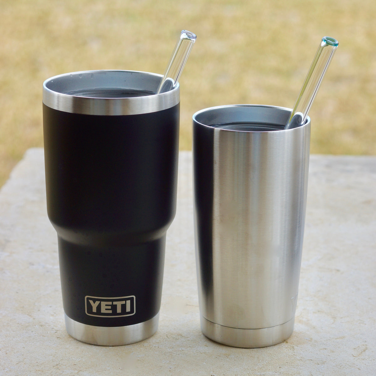 Juice and Smoothie Glass Straw Set